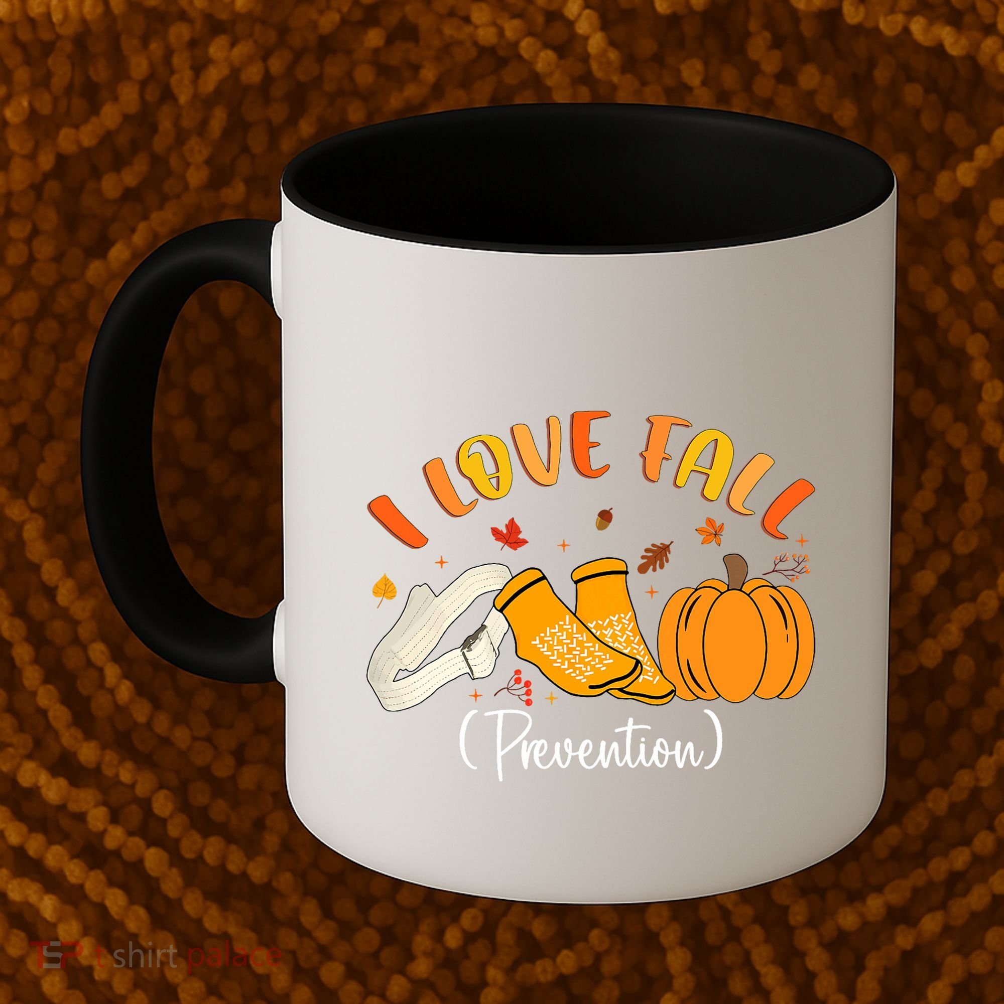 Nurse Fall I Love Fall Prevention Fall Physical Therapy Coffee Mug