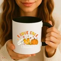 Nurse Fall I Love Fall Prevention Fall Physical Therapy Coffee Mug thumb 3