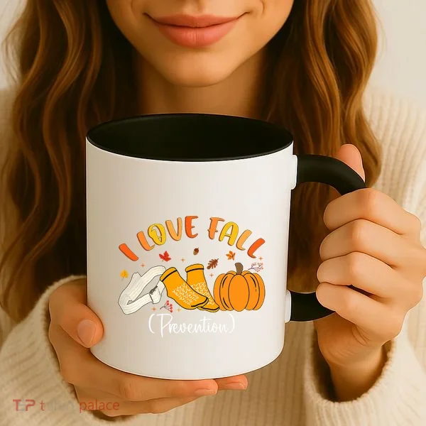 Nurse Fall I Love Fall Prevention Fall Physical Therapy Coffee Mug