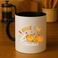 Nurse Fall I Love Fall Prevention Fall Physical Therapy Coffee Mug thumb 4