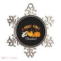 Nurse Fall I Love Fall Prevention Fall Physical Therapy Ornament thumb 0