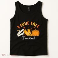 Nurse Fall I Love Fall Prevention Fall Physical Therapy Tank Top thumb 2