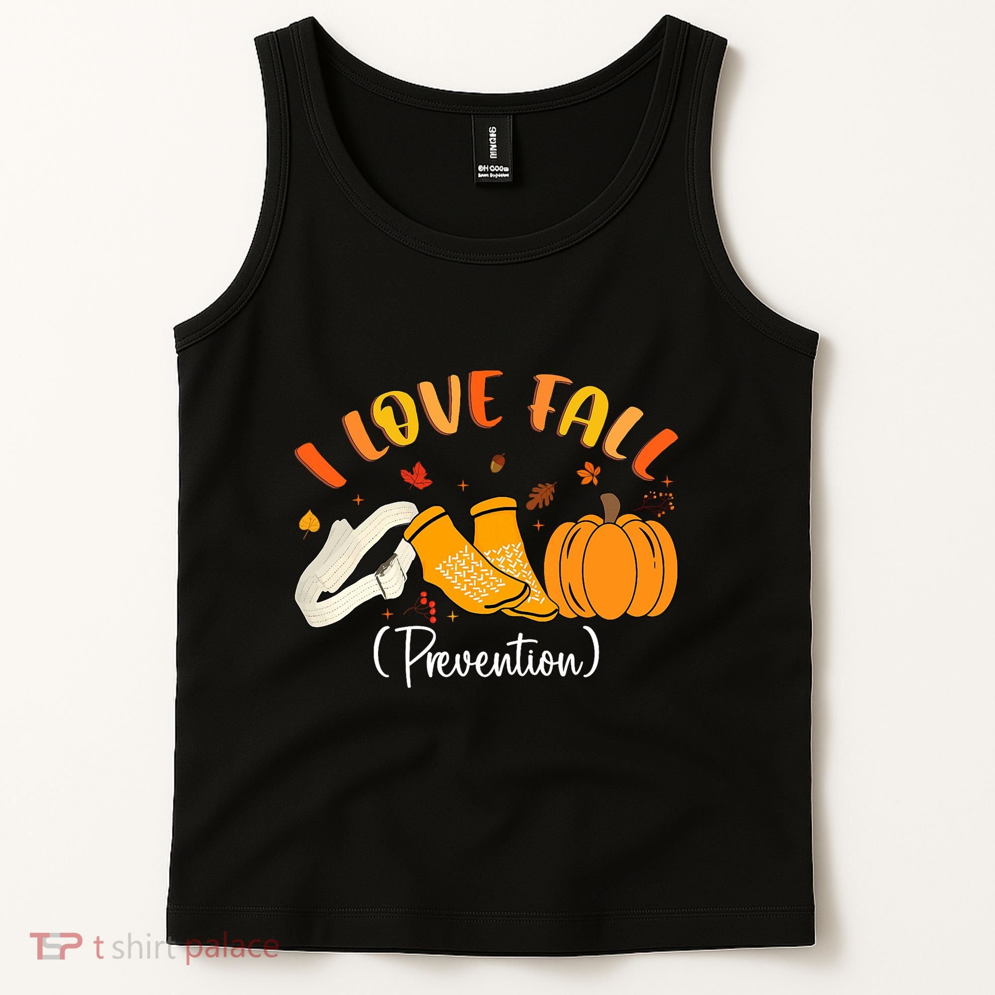 Nurse Fall I Love Fall Prevention Fall Physical Therapy Tank Top