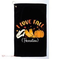Nurse Fall I Love Fall Prevention Fall Physical Therapy Golf Towel thumb 0