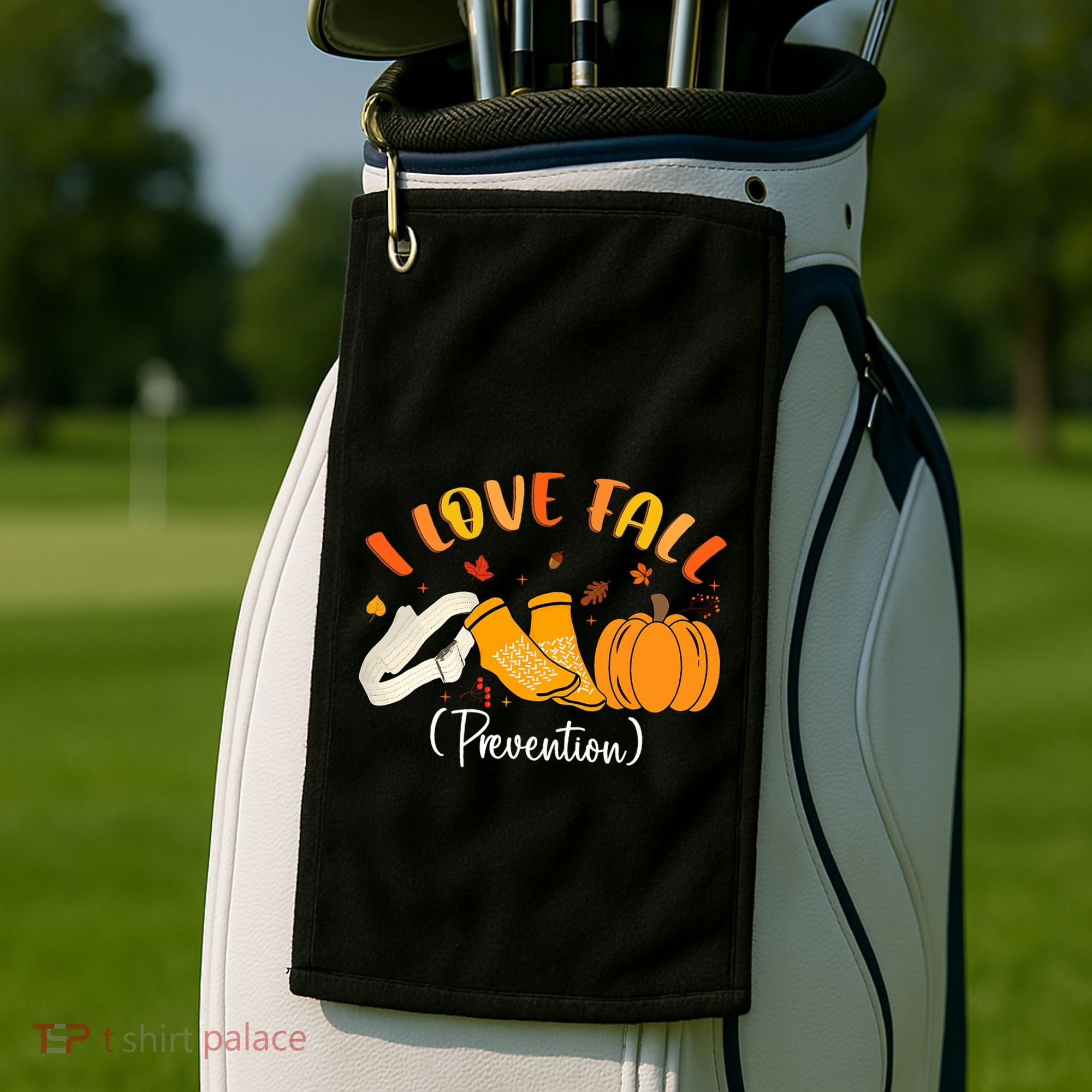 Nurse Fall I Love Fall Prevention Fall Physical Therapy Golf Towel