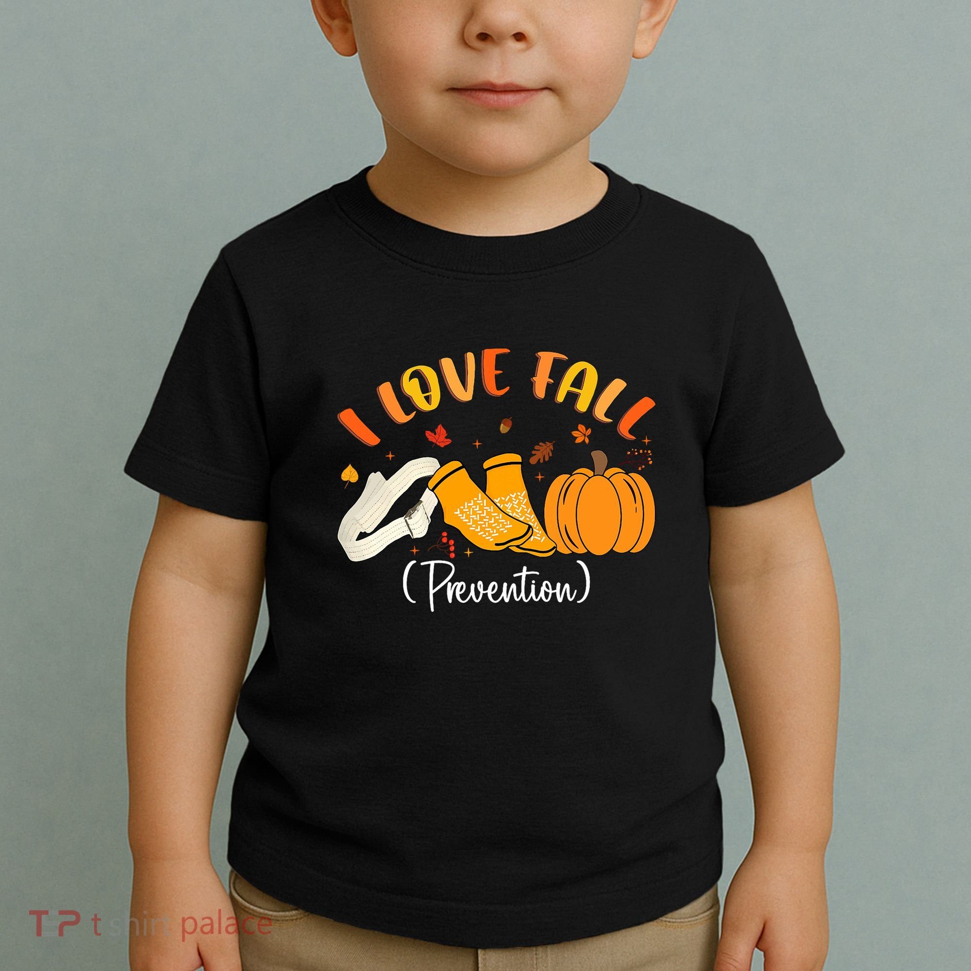 Nurse Fall I Love Fall Prevention Fall Physical Therapy Toddler T-Shirt