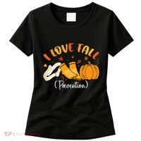 Nurse Fall I Love Fall Prevention Fall Physical Therapy Women's T-Shirt thumb 0