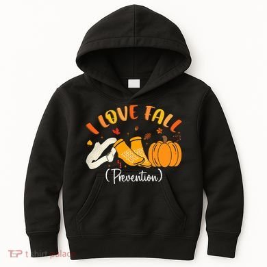 Nurse Fall I Love Fall Prevention Fall Physical Therapy Kids Hoodie
