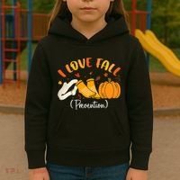 Nurse Fall I Love Fall Prevention Fall Physical Therapy Kids Hoodie thumb 3