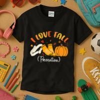 Nurse Fall I Love Fall Prevention Fall Physical Therapy Kids T-Shirt thumb 3