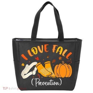 Nurse Fall I Love Fall Prevention Fall Physical Therapy Tote Bag