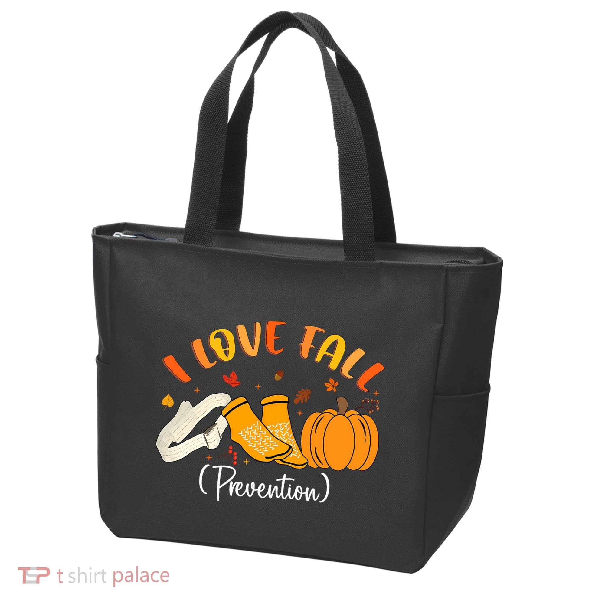 Nurse Fall I Love Fall Prevention Fall Physical Therapy Tote Bag