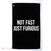 Not Fast Just Furious Golf Towel thumb 0