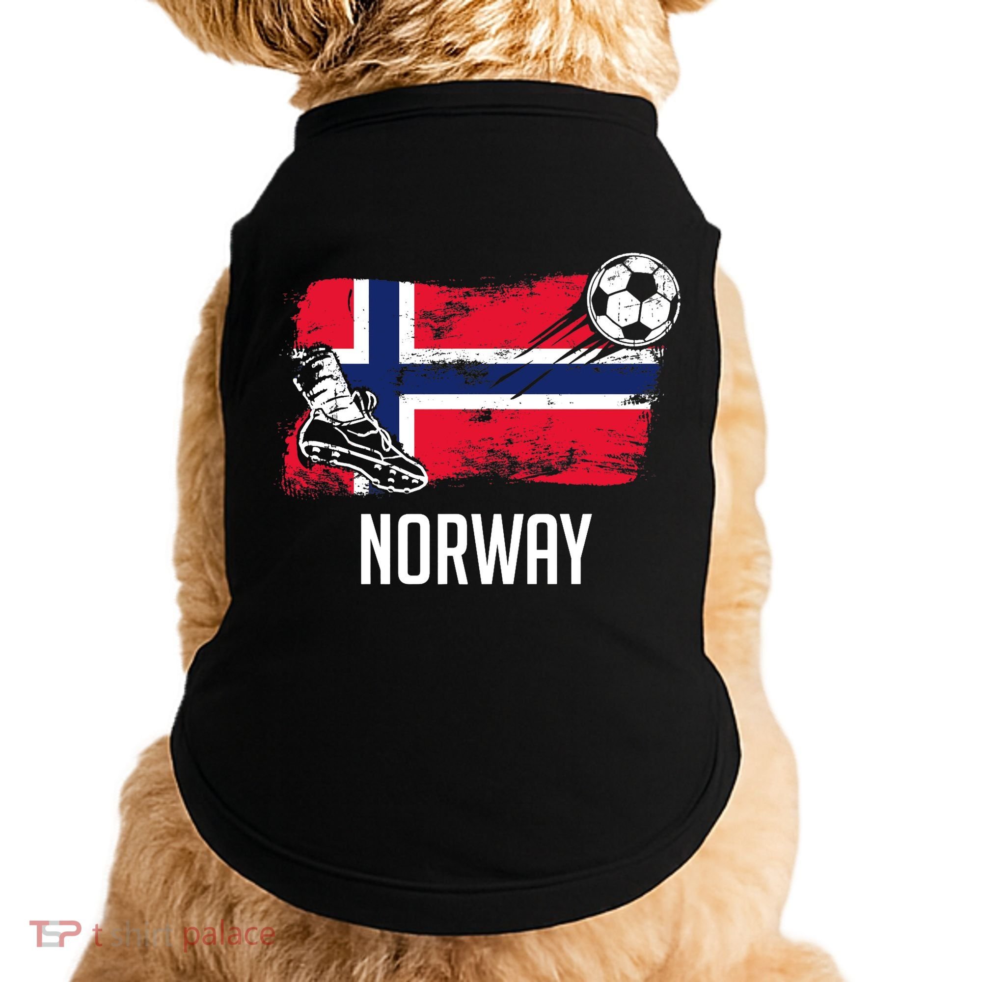 Norway Flag Jersey Norwegian Soccer Team Norwegian Premium Doggie Tank