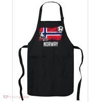Norway Flag Jersey Norwegian Soccer Team Norwegian Premium Apron thumb 0