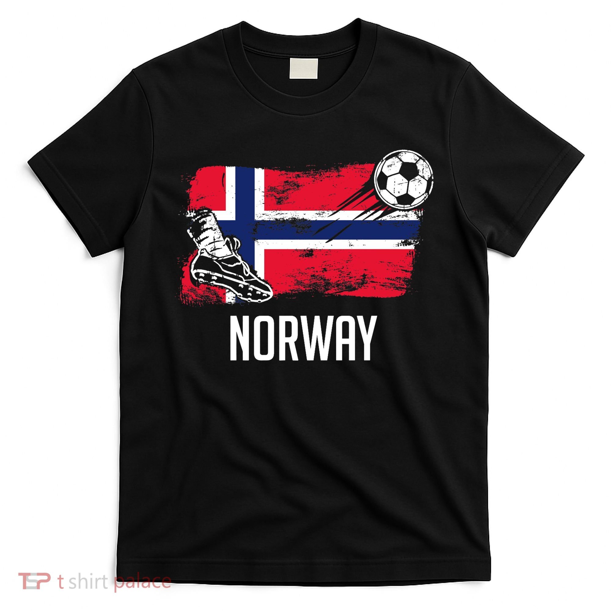 Norway Flag Jersey Norwegian Soccer Team Norwegian Premium T-Shirt
