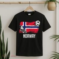 Norway Flag Jersey Norwegian Soccer Team Norwegian Premium T-Shirt thumb 2