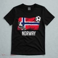 Norway Flag Jersey Norwegian Soccer Team Norwegian Premium T-Shirt thumb 5