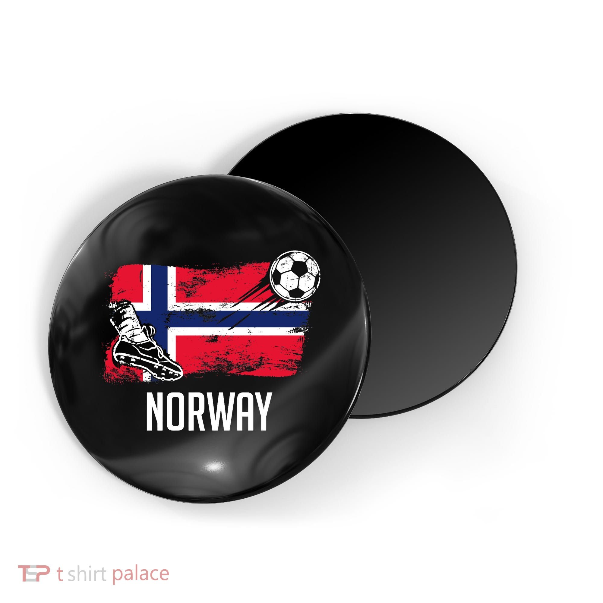 Norway Flag Jersey Norwegian Soccer Team Norwegian Premium Magnet