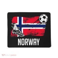 Norway Flag Jersey Norwegian Soccer Team Norwegian Premium Mousepad thumb 0