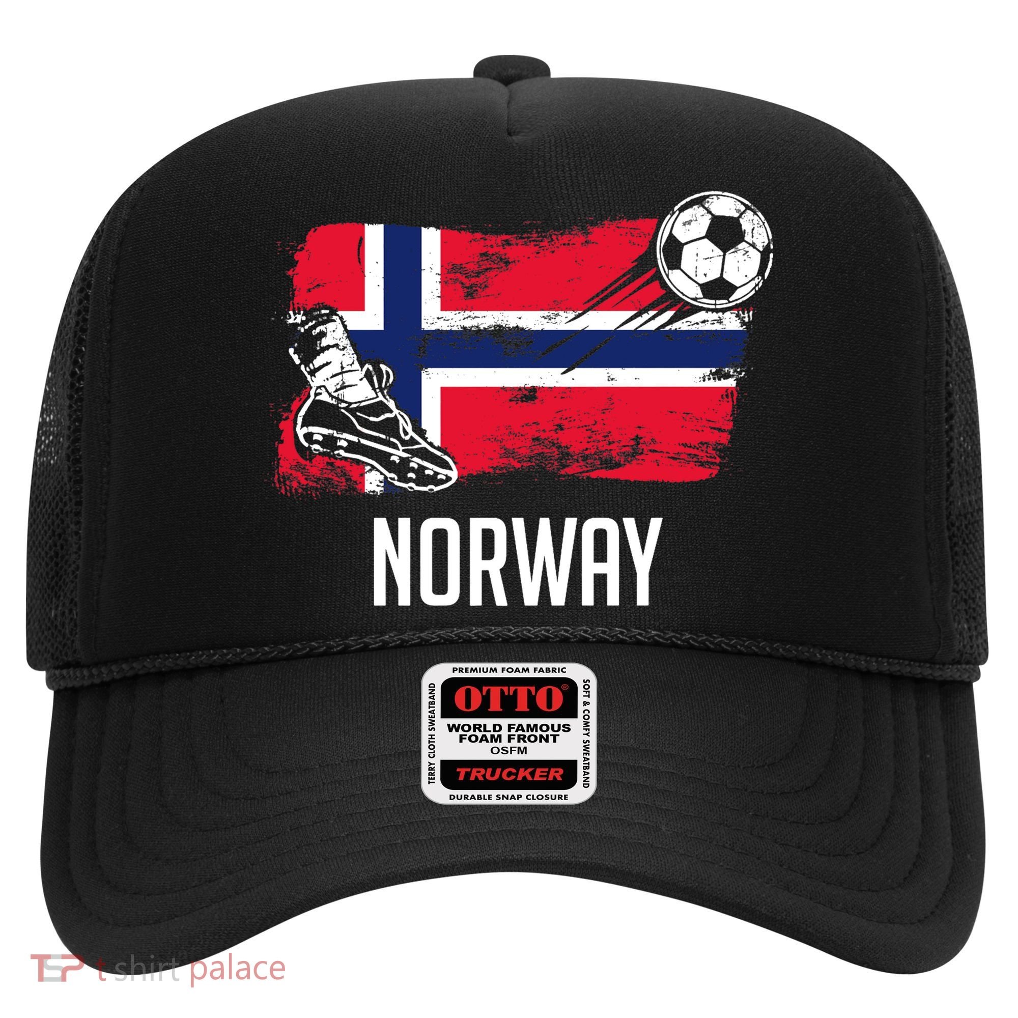 Norway Flag Jersey Norwegian Soccer Team Norwegian Premium Hat