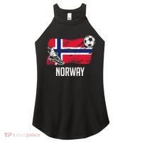 Norway Flag Jersey Norwegian Soccer Team Norwegian Premium Women's Perfect Tri Rocker Tank thumb 0