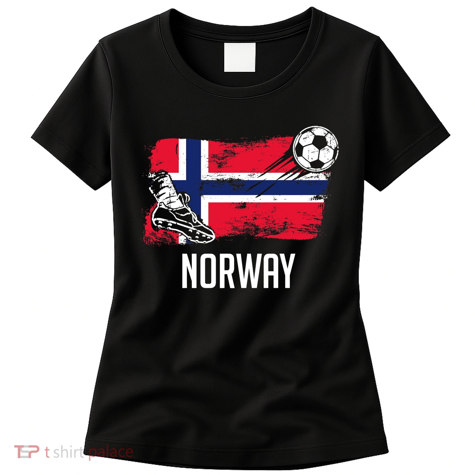 Norway Flag Jersey Norwegian Soccer Team Norwegian Premium Women's T-Shirt