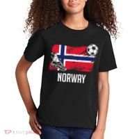 Norway Flag Jersey Norwegian Soccer Team Norwegian Premium Kids T-Shirt thumb 2