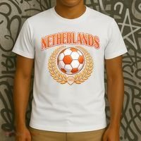 Netherlands Futbol Laurels Soccer Fan Country T-Shirt thumb 3