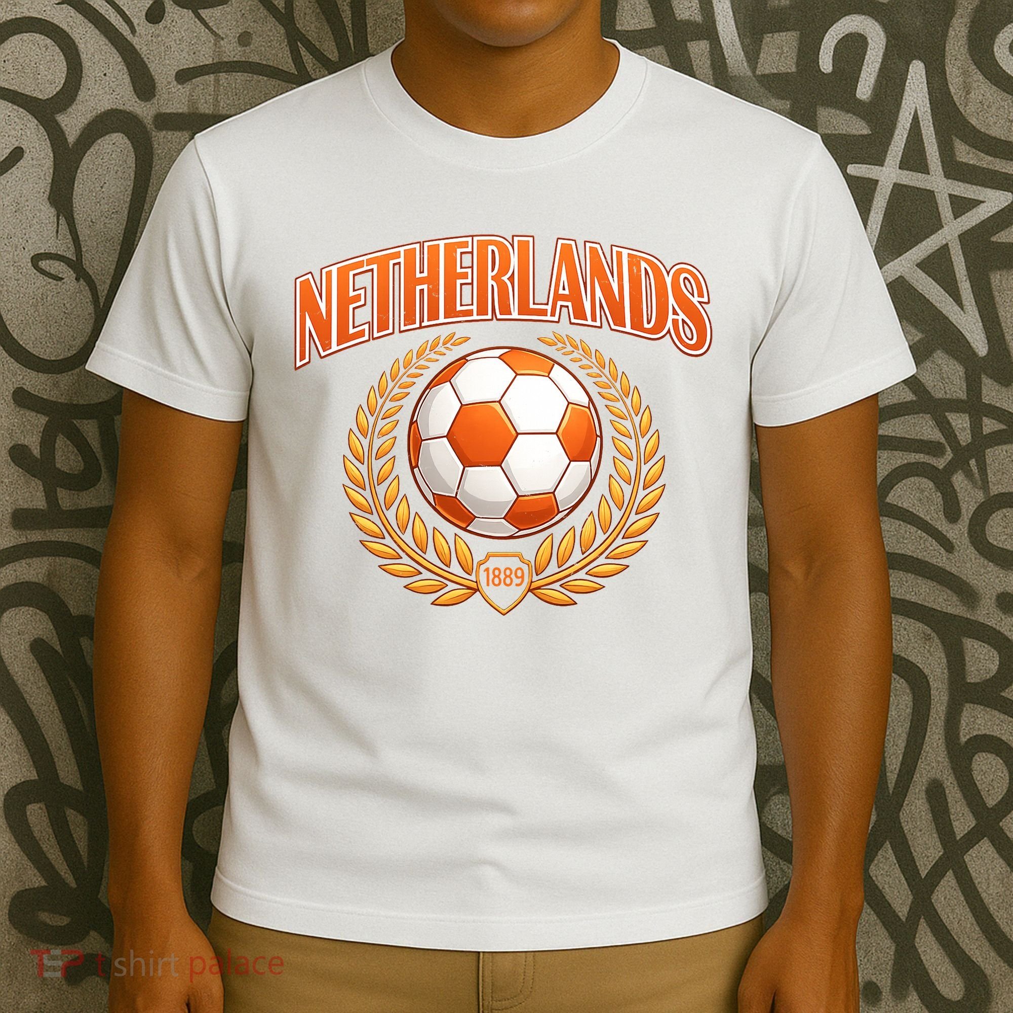 Netherlands Futbol Laurels Soccer Fan Country T-Shirt