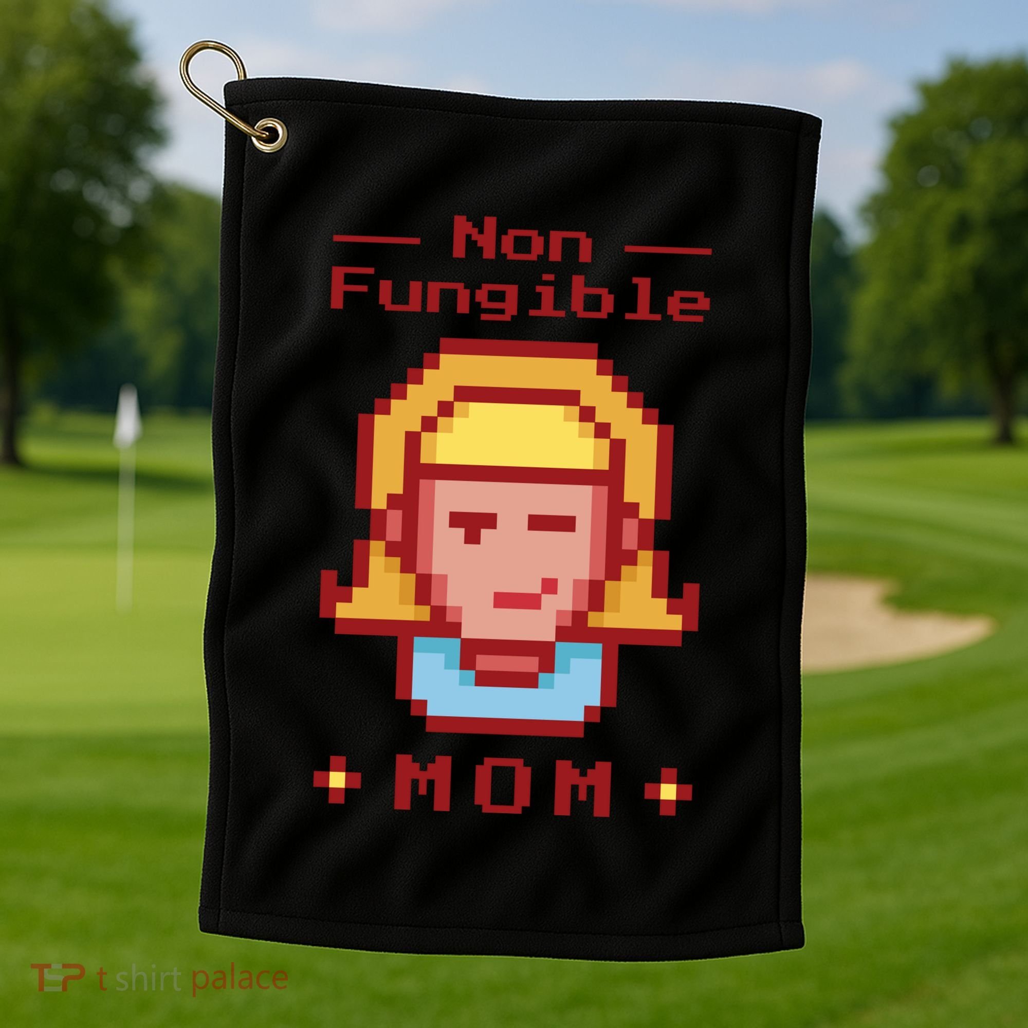 Non Fungible Mom NFT Golf Towel