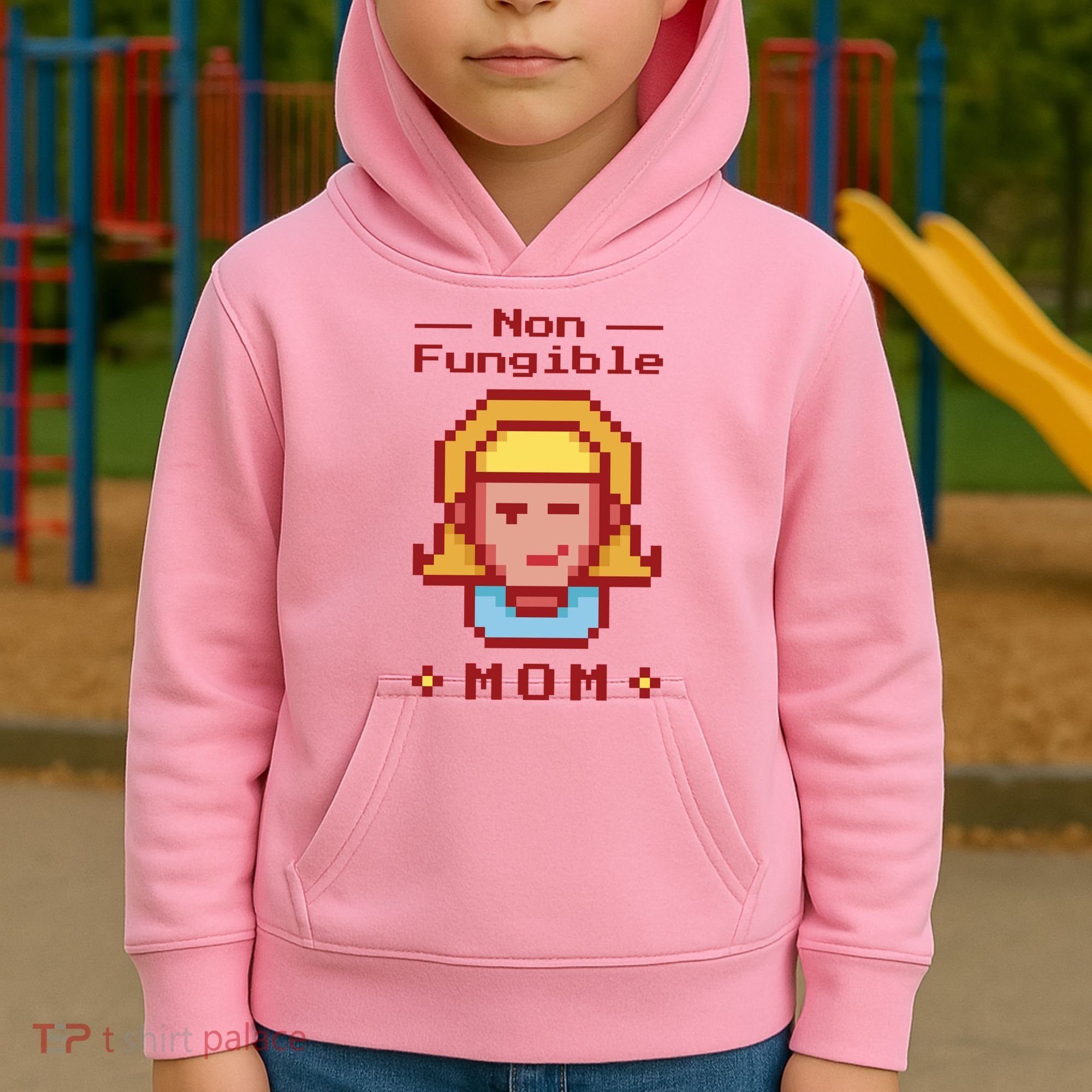 Non Fungible Mom NFT Kids Hoodie