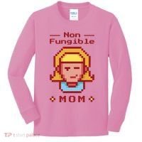 Non Fungible Mom NFT Kids Long Sleeve Shirt thumb 0