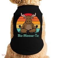 Namoosete Funny Moose And Yoga Pun Workout Doggie Tank thumb 0