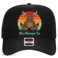 Namoosete Funny Moose And Yoga Pun Workout Hat thumb 0