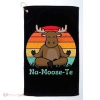 Namoosete Funny Moose And Yoga Pun Workout Golf Towel thumb 0