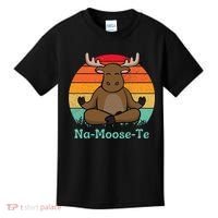 Namoosete Funny Moose And Yoga Pun Workout Kids T-Shirt thumb 0