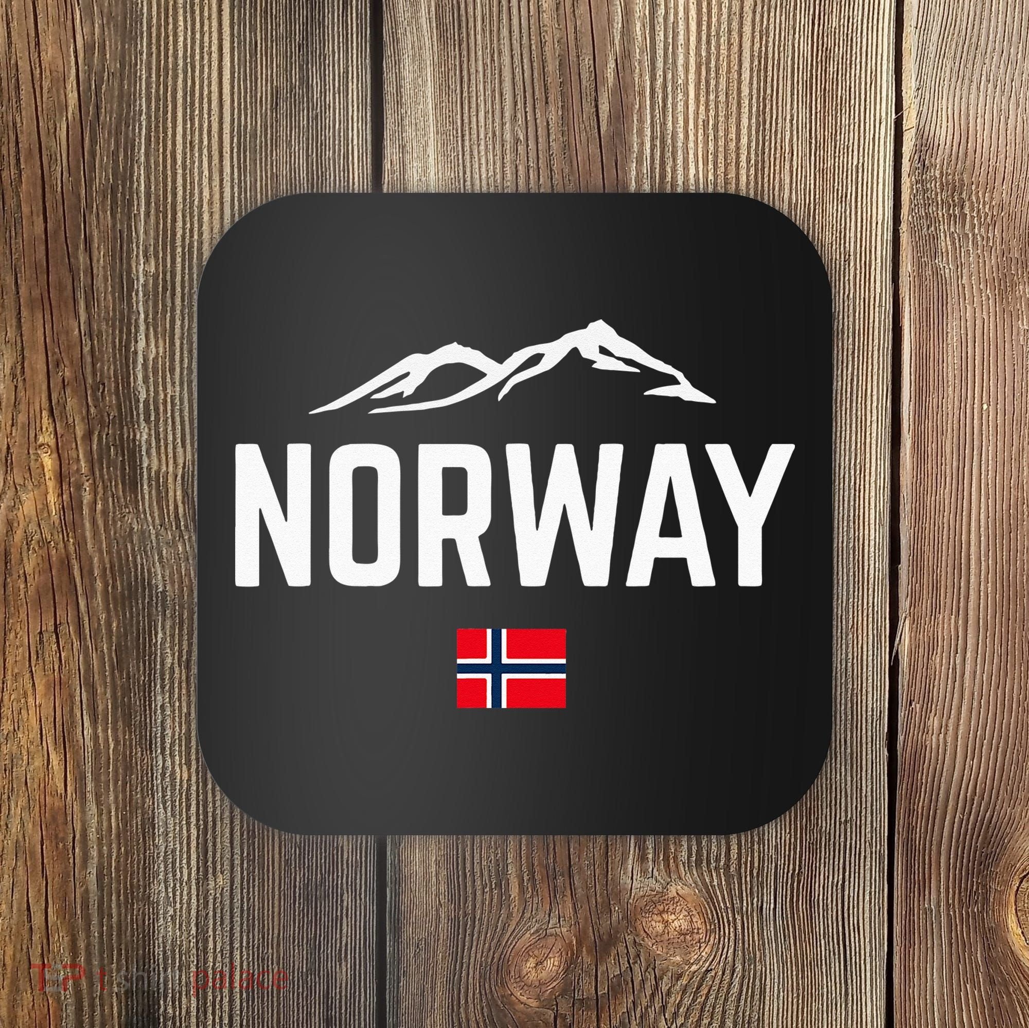 NORWAY Flag Men Women Kids NORWAY Coaster