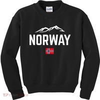 NORWAY Flag Men Women Kids NORWAY Kids Sweatshirt thumb 0
