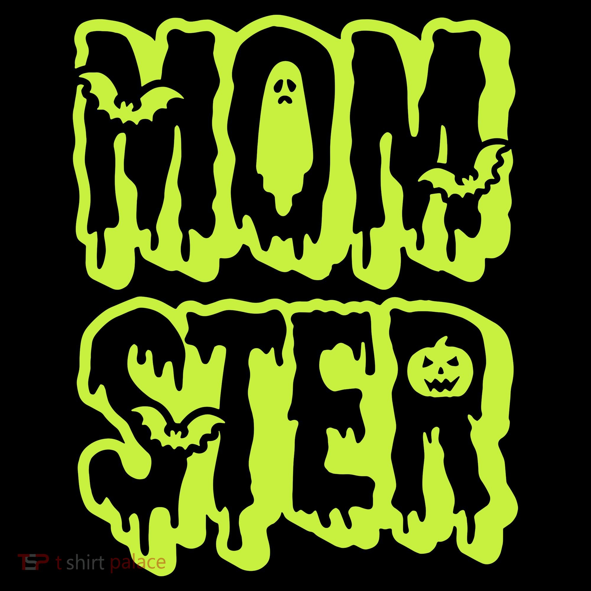 Neon Funny Momter Mom Monster Halloween Family Matching Coffee Mug
