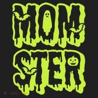 Neon Funny Momter Mom Monster Halloween Family Matching Tumbler thumb 3