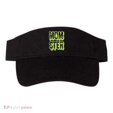 Neon Funny Momter Mom Monster Halloween Family Matching Visor