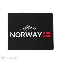 Norway Flag Mountain Outdoor Trip In Norway Mousepad thumb 0