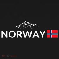 Norway Flag Mountain Outdoor Trip In Norway Mousepad thumb 1