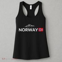 Norway Flag Mountain Outdoor Trip In Norway Women's Tank Top thumb 3