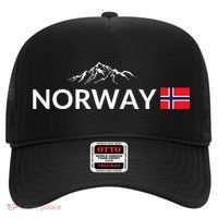 Norway Flag Mountain Outdoor Trip In Norway Hat thumb 0