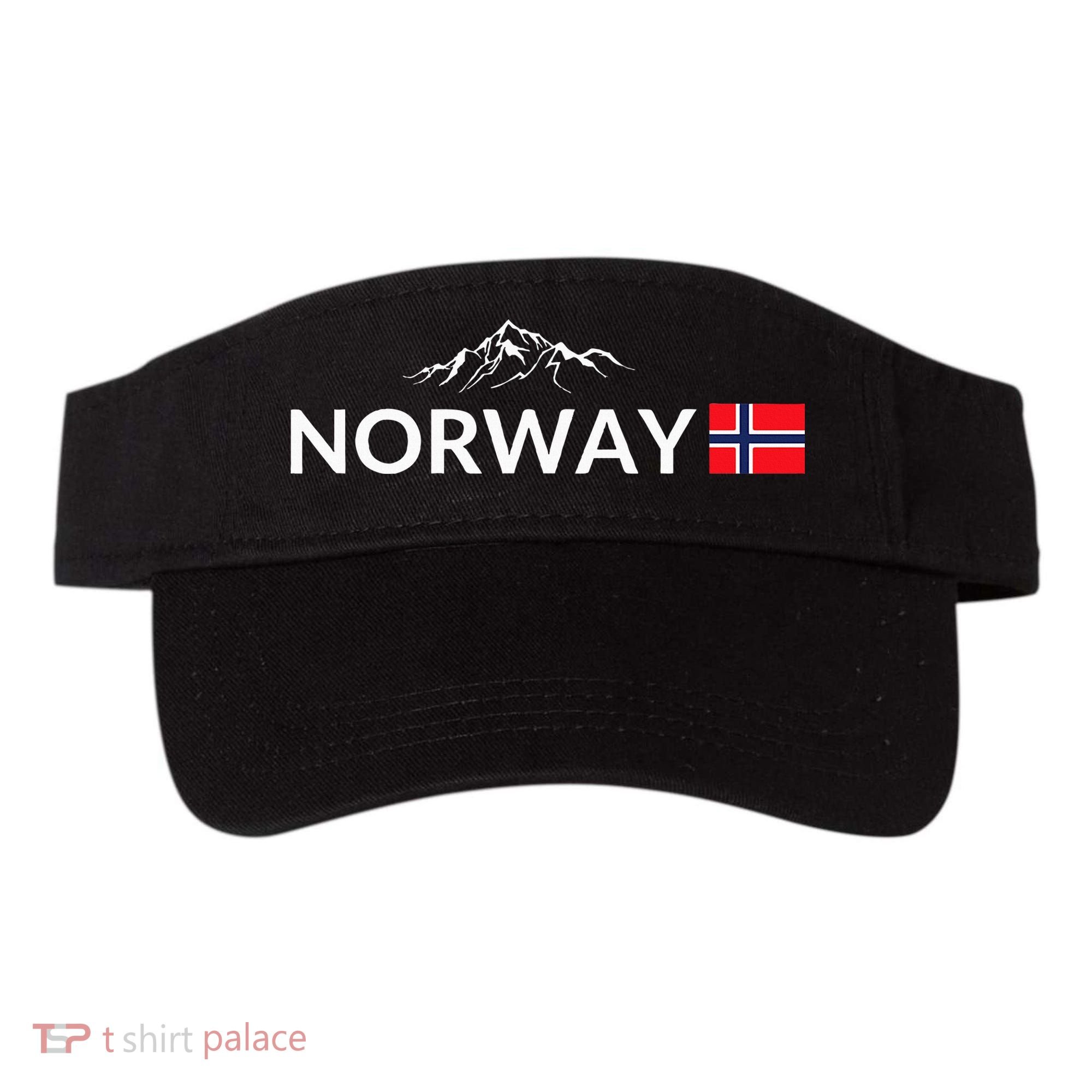 Norway Flag Mountain Outdoor Trip In Norway Visor