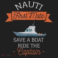 Nauti First Mate Save A Boat Ride The Captain Beanie thumb 2