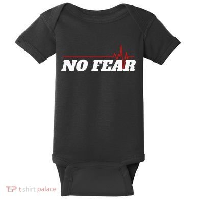 No Fear Motivation Baby Bodysuit