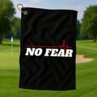 No Fear Motivation Golf Towel thumb 1